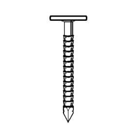 Pointe en Vrac Tête Extra Large (TEL) Annelée – INOX A4, 2,8/3,1 x 40 mm – Résistantes et Durables – Alsafix - ALSAFIX