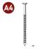 Pointe Annelée INOX A4 en Vrac 28/31 x 40 mm – Tête Plate TP – Résistante et Durable - ALSAFIX