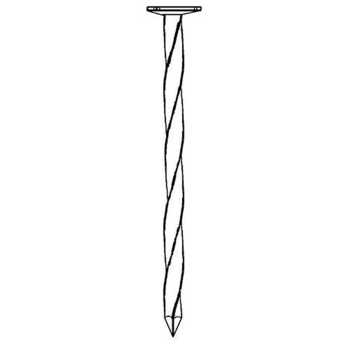 Pointe Carrée Torsadée 3,1 x 70 mm – Tête Plate, En Vrac – Fixation Sécurisée et Durable - ALSAFIX