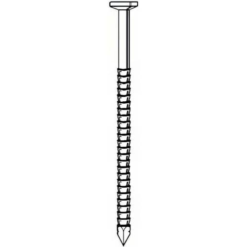 Pointe Annelée INOX A4 31/34 x 90 mm – Tête Plate, 1 kg – Résistante et Durable – Alsafix - ALSAFIX