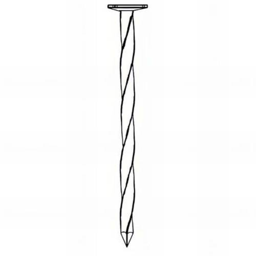 Pointe en Vrac Tête Plate Carré Torsadé (Ct) - 4x90 mm en Seau de 5 kg - D-Work