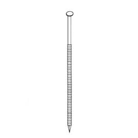 2 200 Pointes Annelées Inox en Bande 34° (Pack) - 2.8x50 mm + 2 Cartouches de Gaz Rouge - D-Work