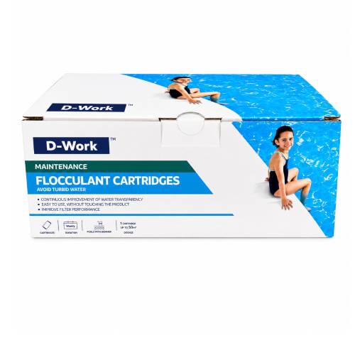 Floculant Astral Pour Piscine 1Kg - 8 Cartouches de 125g - Traitement Efficace et Clarifiant - ASTRALPOOL