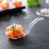 50 Indhye 1.7 cl bite-sized spoons, 102 x 38 x Ht. 32 mm, reusable, recyclable 100% French - Transparent - D-Work