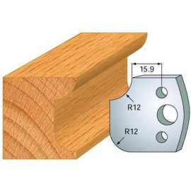 Jeu de 2 Contre-fers Profilés Acier HT 38 x 4 mm - N°176 Fer R 12 mm - NE COUPE PAS car Contre-fers - Diamwood