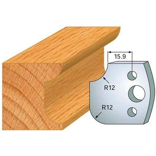 Jeu de 2 Contre-fers Profilés Acier HT 38 x 4 mm - N°176 Fer R 12 mm - NE COUPE PAS car Contre-fers - Diamwood