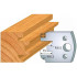 Jeu de 2 Fers Profilés Acier HT 40 x 4 mm - N°096 Profil / Contre-profil - Outil de menuiserie - Diamwood