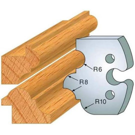 Jeu de 2 Contre-Fers Profilés HT.50mm N°233 - Précision et Robustesse - Idéal pour Usinage - LEMAN
