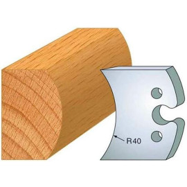 Jeu de 2 Contre-Fers Profilés HT 50mm - Précision et Robustesse - Outil Indispensable pour Menuiserie - LEMAN