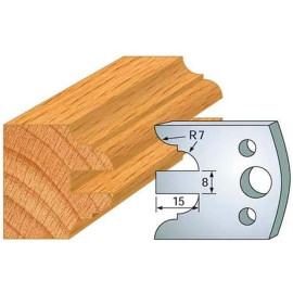 Jeu de 2 Contre-fers Profilés Acier HT 38 x 4 mm - N°098 Profil - NE COUPE PAS car Contre-fers - Diamwood