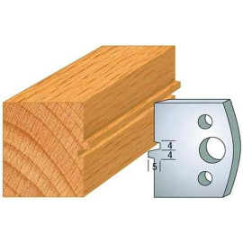 Jeu de 2 Fers Profilés Acier HT 40 x 4 mm - N°074 Bouvetage - Outil de menuiserie - Diamwood
