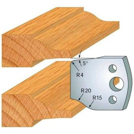 Jeu de 2 Contre-fers Profilés Acier HT 38 x 4 mm - N°100 Plate-bande - NE COUPE PAS car Contre-fers - Diamwood