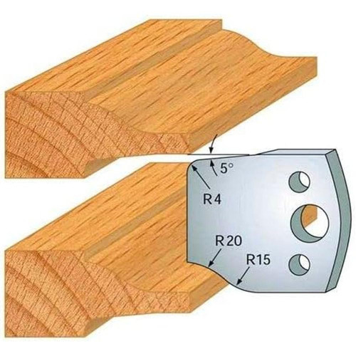 Jeu de 2 Contre-fers Profilés Acier HT 38 x 4 mm - N°100 Plate-bande - NE COUPE PAS car Contre-fers - Diamwood