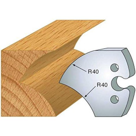 Jeu de 2 Fers Profilés Acier HT 50 x 5,5 mm - N°209 Jet d’eau - Outil de menuiserie - Diamwood Jeu de 2 Fers Profilés Acier HT 50 x 5,5 mm - N°209 Jet d’eau - Outil de menuiserie - Diamwood