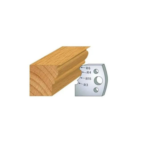 Jeu de 2 Contre-fers Profilés Acier HT 38 x 4 mm - N°101 Moulure Régence - NE COUPE PAS car Contre-fers - Diamwood