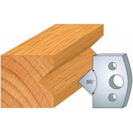 Jeu de 2 Fers Profilés Acier HT 40 x 4 mm - N°035 Enture femelle - Outil de menuiserie - Diamwood