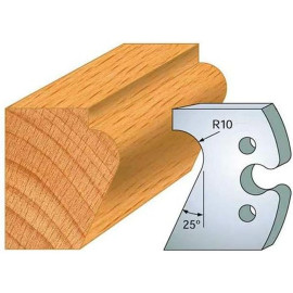 Jeu de 2 Fers Profilés Acier HT 50 x 5,5 mm - N°248 Nez de marche - Outil de menuiserie - Diamwood