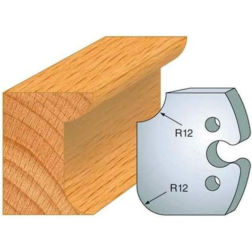 Jeu de 2 Contre-fers Profilés Acier HT 48 x 5,3 mm - N°206 Congé 1/4 de rond 12 mm - NE COUPE PAS car Contre-fers - Diamwood Jeu de 2 Contre-fers Profilés Acier HT 48 x 5,3 mm - N°206 Congé 1/4 de rond 12 mm - NE COUPE PAS car Contre-fers - Diamwood