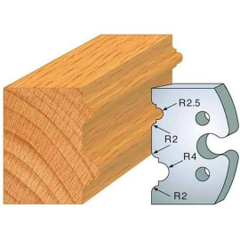 Jeu de 2 Fers Profilés Acier HT 50 x 5,5 mm - N°211 Profil de menuiserie - Outil de menuiserie - Diamwood Jeu de 2 Fers Profilés Acier HT 50 x 5,5 mm - N°211 Profil de menuiserie - Outil de menuiserie - Diamwood