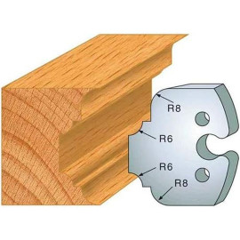 Jeu de 2 Contre-fers Profilés Acier HT 48 x 5,3 mm - N°236 Multi-baguette congé et 1/4 de rond - NE COUPE PAS - Diamwood Jeu de 2 Contre-fers Profilés Acier HT 48 x 5,3 mm - N°236 Multi-baguette congé et 1/4 de rond - NE COUPE PAS - Diamwood