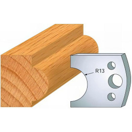 Jeu de 2 Fers Profilés Acier HT 40 x 4 mm - N°119 Mouton - Outil de menuiserie - Diamwood