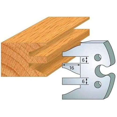 Jeu de 2 Contre-fers Profilés Acier HT 48 x 5,3 mm - N°232 Profil et contre-profil - NE COUPE PAS car Contre-fers - Diamwood