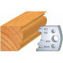 Jeu de 2 Fers Profilés Acier HT 40 x 4 mm - N°104 Moulure double - Outil de menuiserie - Diamwood