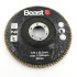 3 dischi lamellari piatti D. 125 x Al. 22,23 mm Gr 40 al corindone per legno, metallo - 738534 - Beast