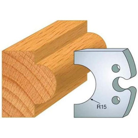 Jeu de 2 Fers Profilés Acier HT 50 x 5,5 mm - N°227 Mouton 29 mm - Outil de menuiserie - Diamwood Jeu de 2 Fers Profilés Acier HT 50 x 5,5 mm - N°227 Mouton 29 mm - Outil de menuiserie - Diamwood