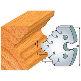 Jeu de 2 Fers Profilés Acier HT 50mm N°279 - Résistance et Précision - Outil Indispensable pour Menuiserie - LEMAN Jeu de 2 Fers Profilés Acier HT 50mm N°279 - Résistance et Précision - Outil Indispensable pour Menuiserie - LEMAN