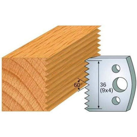 Jeu de 2 Contre-fers Profilés Acier HT 38 x 4 mm - N°117 Enture 4 mm - NE COUPE PAS car Contre-fers - Diamwood