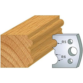 Jeu de 2 Fers Profilés Acier HT 40 x 4 mm - N°029 Moulure - Outil de menuiserie - Diamwood