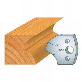 Jeu de 2 Contre-Fers Profilés HT 40mm N°120 - Précision et Robustesse - Idéal pour Usinage - LEMAN
