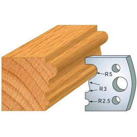 Jeu de 2 Contre-Fers Profilés HT 40mm N°33 - Précision et Robustesse - Idéal pour Usinage - LEMAN
