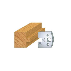 Jeu de 2 Contre-Fers Profilés HT 40mm - N°92 - Précision et Performance pour Usinage - LEMAN