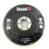 3 dischi lamellari piatti D. 115 x Al. 22,23 mm Gr 40 al corindone per legno, metallo - 738434 - Beast