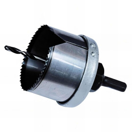 Scie Cloche + Mandrin/Foret D65 HT40 Bois/Platre – Outil Précis pour Découpe - LEMAN