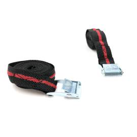 2 cinghie di ancoraggio con camma ad artiglio L. 2,5 M x 25 mm polipropilene capacità 225 Kg - 871120 - - Beast