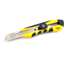 Cúter multiusos PRO de 18 mm con mango de TPR - 611182 - Beast