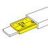 Mètre Ruban Profilé Fluo 8 m x 25 mm - Précision et Visibilité Optimale - Silverline
