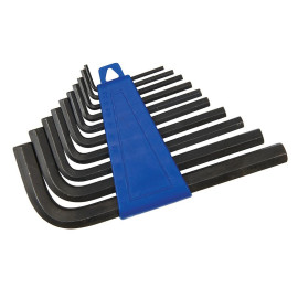 Clés Hexagonales 10 pcs 2 - 10 mm - Ensemble Complet pour Réparation et Maintenance - Silverline

