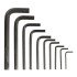 Clés Hexagonales 10 pcs 2 - 10 mm - Ensemble Complet pour Réparation et Maintenance - Silverline
