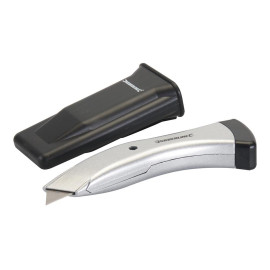 Cutter Profilé à Lame Rétractable 180 mm – Précision et Sécurité – Outil Idéal pour Découpe - Silverline
