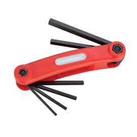 Monture de 7 Clés Hex Métriques 2,5 - 10 mm - Outils Pratiques pour Bricoleurs - Silverline
