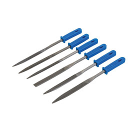 Limes de Serrurier - Lot de 6 Pièces - Outils Précis pour Finitions de Haute Qualité - Silverline
