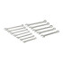 Clés Mixtes 12 pcs 8 - 19 mm - Ensemble Complet pour Tous Vos Besoins de Serrage - Silverline