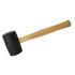 Maillet en Caoutchouc Noir 24 Onces - 680 g - Outil Pratique pour Bricolage - Silverline
