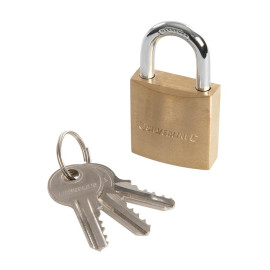 Cadenas en Laiton 30 mm - Sécurisé et Durable - Protection Optimale pour Vos Effets - Silverline
