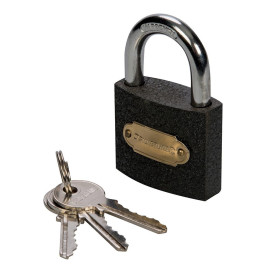 Cadenas en Fer 50 mm - Sécurisé et Résistant - Protection Optimale pour Vos Effets - Silverline

