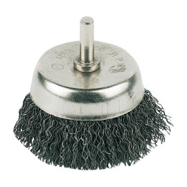 Brosse Boisseau à Fils d'Acier Ondulés 50 mm – Nettoyage Efficace et Durable - Silverline
